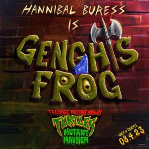 Hannibal Buress Instagram - Hannibal Buress is Genghis Frog. Teenage Mutant Ninja Turtles: #MutantMayhem TEASER TRAILER coming Monday, March 6. #TMNTMovie