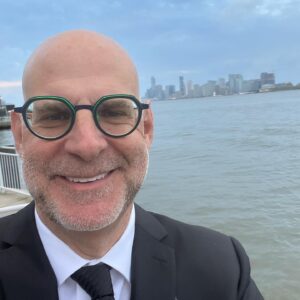 Harlan Coben Instagram - Me in NYC with NJ behind me pretending I’m happy to be at gala when I want to watch the #nyrangers #njdevils game