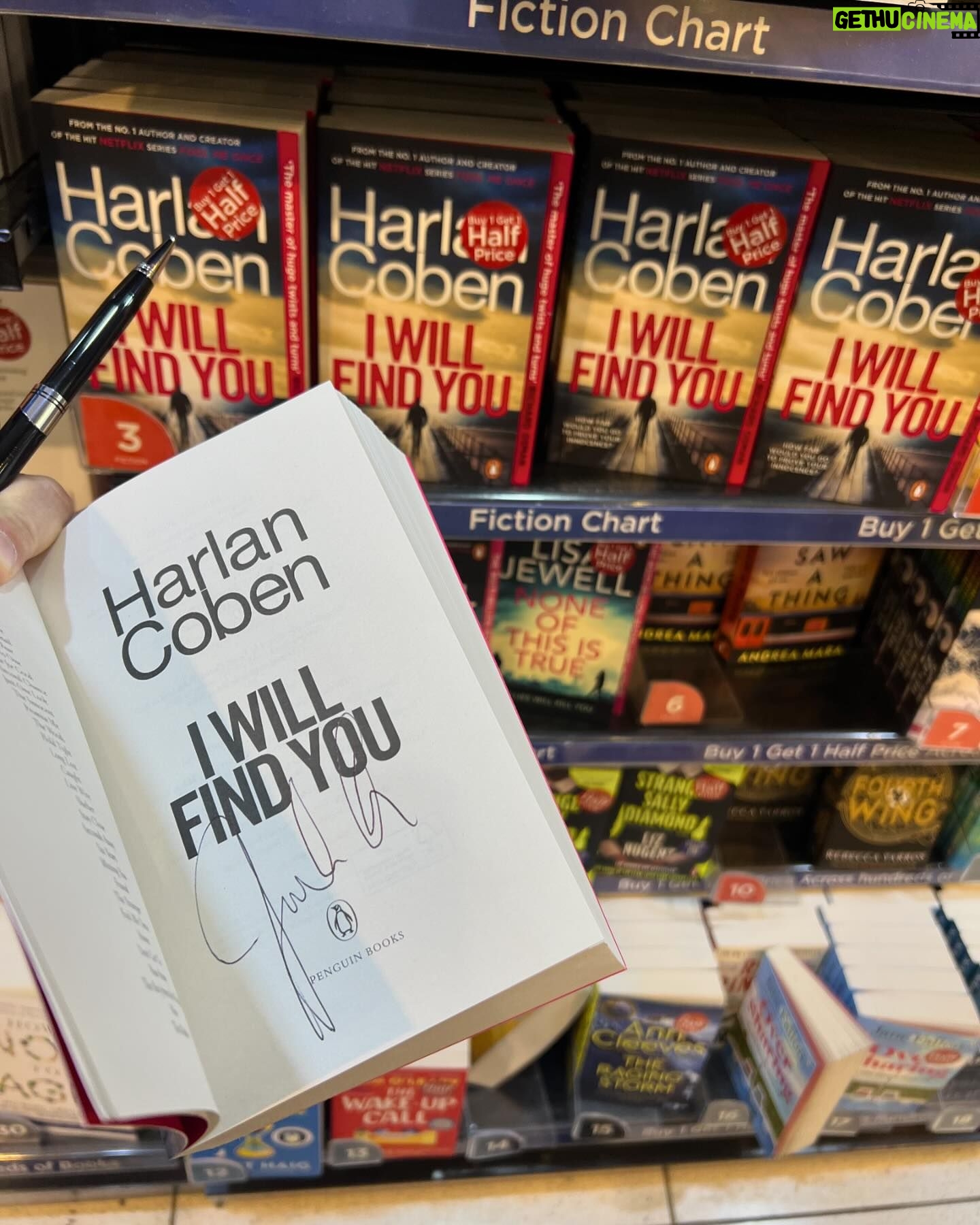 Harlan Coben - 4.1K Likes - Surreptitious Signing. Heathrow Airport. Terminal 2. @whsmithofficial