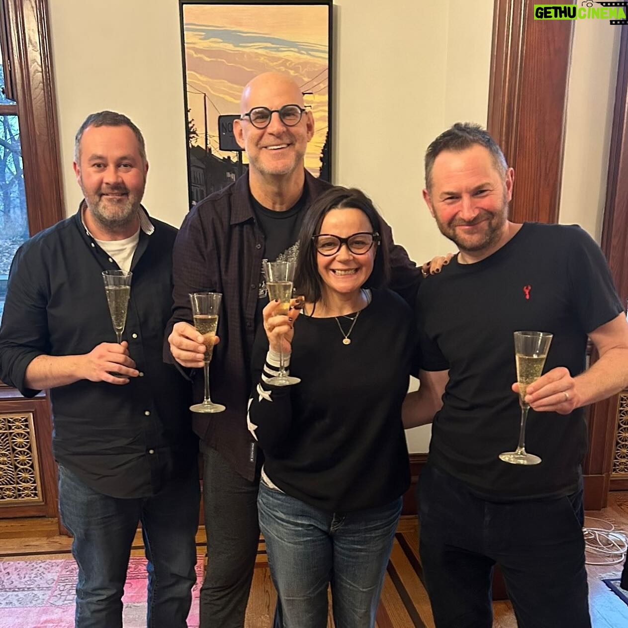 Harlan Coben - 2.5K Likes - Shoutout and thanks to the best people and the Core Four behind #foolmeonce #safe #stayclose #thestranger and #thefive. Left to right @richard_fee @nicolanshindler @dannybrocklehurst1. Canāt wait to saddle up and do it again, gang. šš»ā¤ļøšŗ