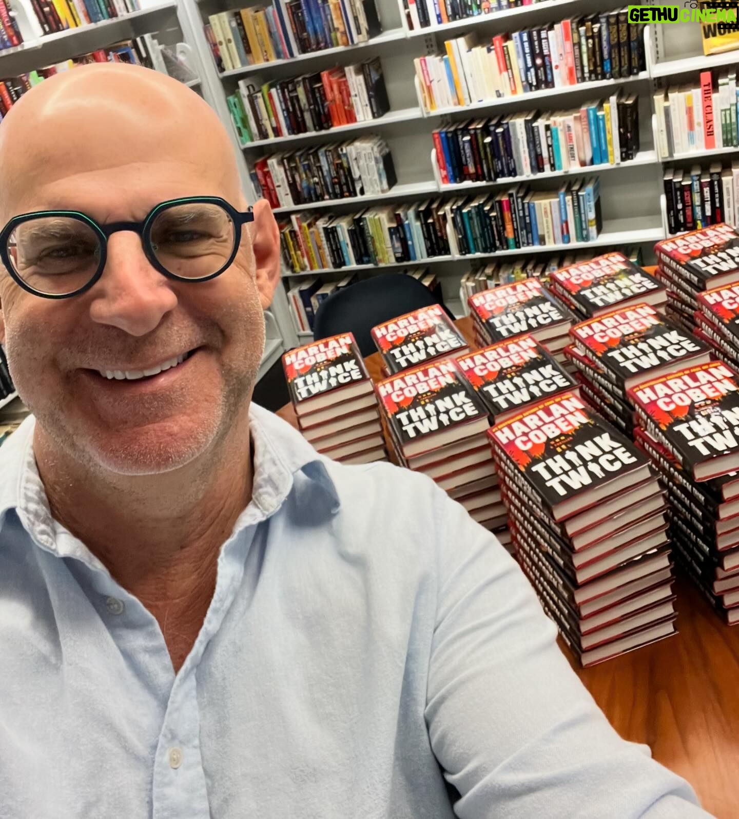 Harlan Coben - 3.6K Likes - Signing copies of THINK TWICE at my publisherās office today. Release date May 14th, twelve days away. ššš
Available in hardcover, ebook, audio on that day. Details and preorder at harlancoben.com
