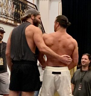 Harley Morenstein Instagram - “What a thrill”
 I began boxing a year and a half ago to train for Creator Clash. We raised 1.3m$ for charity at CC1 and looks like that’s happening this year again for Creator Clash 2. 
Thank you to my coach @coachthompsonboxing for giving me the tools I needed in the ring. I may not have won but I’m walking away without a single scratch on me. My biggest concern was defending myself and even though I took some hits, I felt confident and prepared. I had some more rounds in me.
Thank you @luimarco for guiding me to getting in the best shape of my life. I’ve never been stronger and healthier than I am now. 
Shout out to @johnhennigan for making me feel alive again! I’ll see you in a ring again one of these days. Any ring will do. 
Thank you @idubbbz for letting me take part in this and thank you @anisajomha for literally making this whole event happen! You guys really made it next level this time around. 
Thank you to everyone that helped me, there are too many to name here, but you know who you are. If you’ve helped me on my boxing journey to becoming who I am today, I appreciate you for that and I am grateful. 

That was fun!! I think I got another fight in me. Can’t stop on a loss 😏