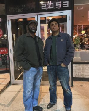 Harold Perrineau Instagram - When you think your fit is crushing… Turns out you’re dressed exactly like your cool ass tv son. 🤦🏾‍♂️🤷🏾‍♂️