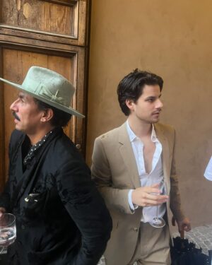 Harris Reed Instagram - I never thought I would say these words, Happy Birthday to my HUSBAND! I couldn’t imagine a world without your love, kindness and understanding. You have shown not just me but everyone who meets you why queer love is beautiful, valid and more importantly is NEEDED more then ever. I Couldn’t ask for a better partner in crime, and Someone to build a life and family with one day. I always think back to my early days, coming out at 9 and thinking I was gonna have a lonely life because that’s what “life” was telling me, you have shown me not only is life not lonely but it’s full of adventures and well…LOVE, I love you. 
Adventure Awaits @eitansenerman