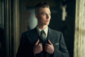 Harry Kirton Instagram - Finn Shelby 

Final episode. Last season. Sunday 9pm. 
What will go down? we shall see  @peakyblindersofficial 
@bbc 
📸 @robertviglasky
