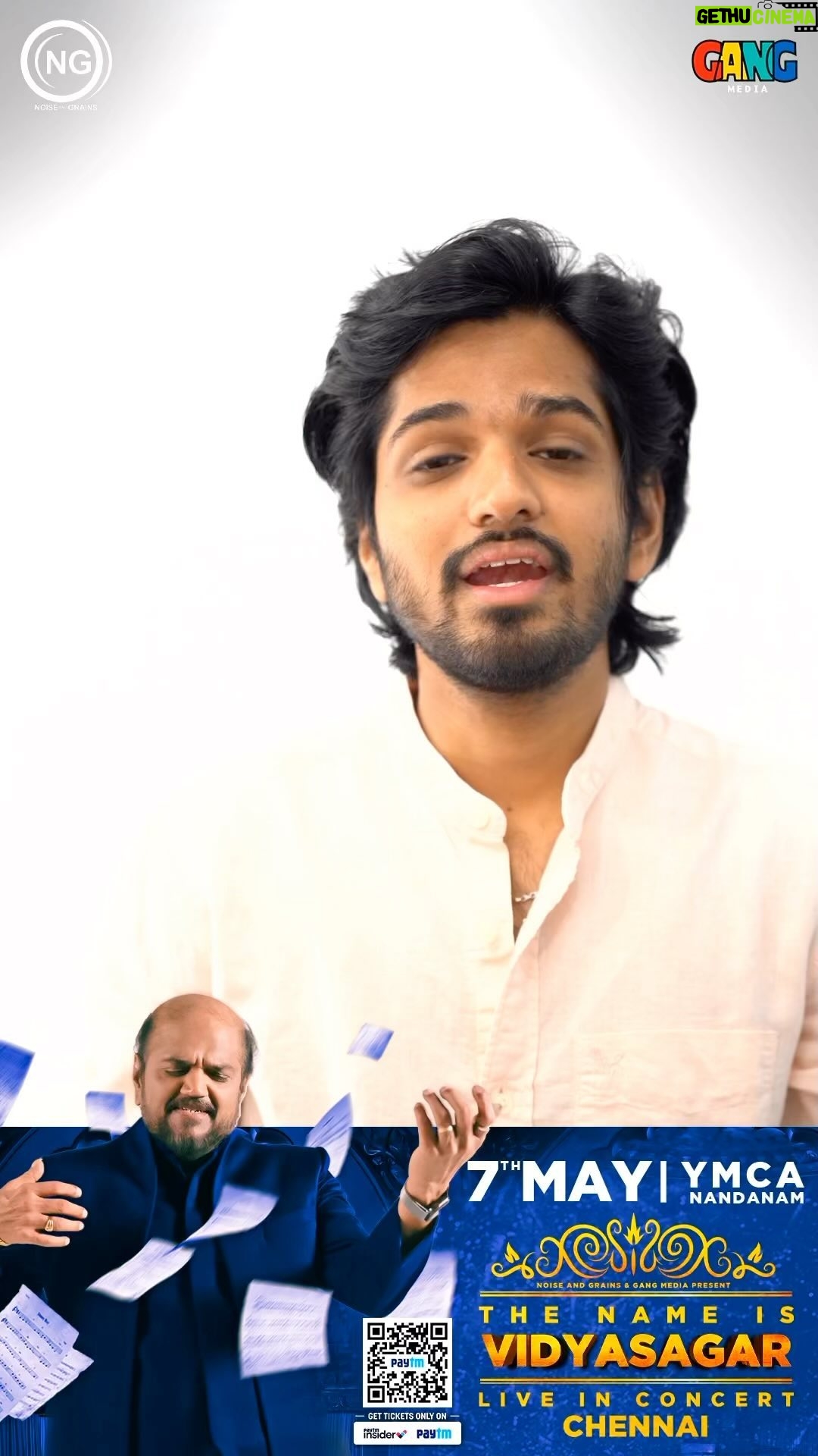 Harshavardhan Vidyasagar - 45K Likes - “The Name Is VIDYASAGAR 🎶”, Live in concert, Chennai🗼
@official_harshavardhan
7 May 2023, YMCA Nandanam.
Tickets @insider.in (Link In Bio)
@vidyasagarmusicofficial
@gangmedia_offl
@karya2000
@itisveer
@onlynikil
#NoiseandGrains #Liveinconcert #Chennai #paytminsider #vidyasagar #vidyasagarmusic