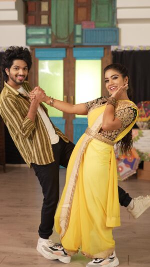 Harshavardhan Vidyasagar Instagram - Here is Our dance cover version of the Full on energetic “Kuthu Number” 🥁🥁💥💥🧨 by none other than @vidyasagarmusicofficial ❤️ and my fav combo @kk_live_now & @anuradhasriramofficial 

Probably I am the only person who was more into this song than Appadi podu😅. This Dance cover has been literally Long due that I so badly wanted to dance for!!! 

So finally got the chance to pull this off with @karthick_s_ramesh_  Fantastic Choreography🕺, Along with the amazingly talented @preetha_suresh21 ❤️ You were just amazing 🌟 Thank you❤️☺️
 
Special shoutout to the dancers for the incredible support and energy throughout the making of this 
@silambu__official 
@n_d_chan 
@pragadesh_stalin_ 
@__i_am_karthi__ 
Thank you Boys ❤️

🎥- @thiru._.official  For the amazing Video❤️

Makeup artist - @artistry_by_farzana_ 
Hairstylist - @anand_anok_0290