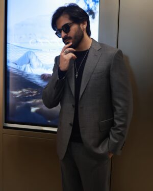 Harshvardhan Kapoor Instagram - For @canali at their newly opened store #suitup #harshvardhankapoor