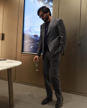 Harshvardhan Kapoor Instagram - For @canali at their newly opened store #suitup #harshvardhankapoor