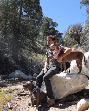 Hartley Sawyer Instagram - Up in the mountains with my girls. Go outside! Whenever you can. #nature #hiking