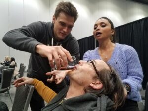 Hartley Sawyer Instagram - One more round, @cavanaghtom - you’re gonna eat lightning and crap thunder! Well, don’t really recommend either of those. Either way, season finale!!!! Tonight @cwtheflash #theflash @daninicolet #rockybalboa 📸: #carlosvaldes / @johnstamos