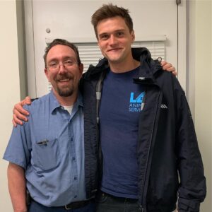 Hartley Sawyer Instagram - This post is a shout out to Matthew Spease, a supervisor for South LA Animal shelter who was recently transferred to @friendsofwestvalley - Matthew worked his butt off, clearly had his heart in it, and always had time for the volunteers. We are all going to miss him dearly at South. Many weekends when the animals coming in never seemed to end, when we were emotionally wrecked from trying to keep up with the sheer volume of animals that need help, the volunteers (and I know so many that put in many, many more hours than I do!) could always look to Matthew for help.
#
@laanimalservices - we need more help at South LA shelter. It is easily the city’s largest shelter (hundreds of animals) and it is clearly understaffed, with the current staff overextended severely. When this happens, the animals suffer more. Please come and see us and talk to the staff and volunteers about what we need to help these animals. We need your help, @laanimalservices and @mayorofla #adoptdontshop #ericgarcetti #dogsofinstagram #laanimalservices @southla_animalshelter @southlaanimalsheltervolunteer #volunteer #giveback