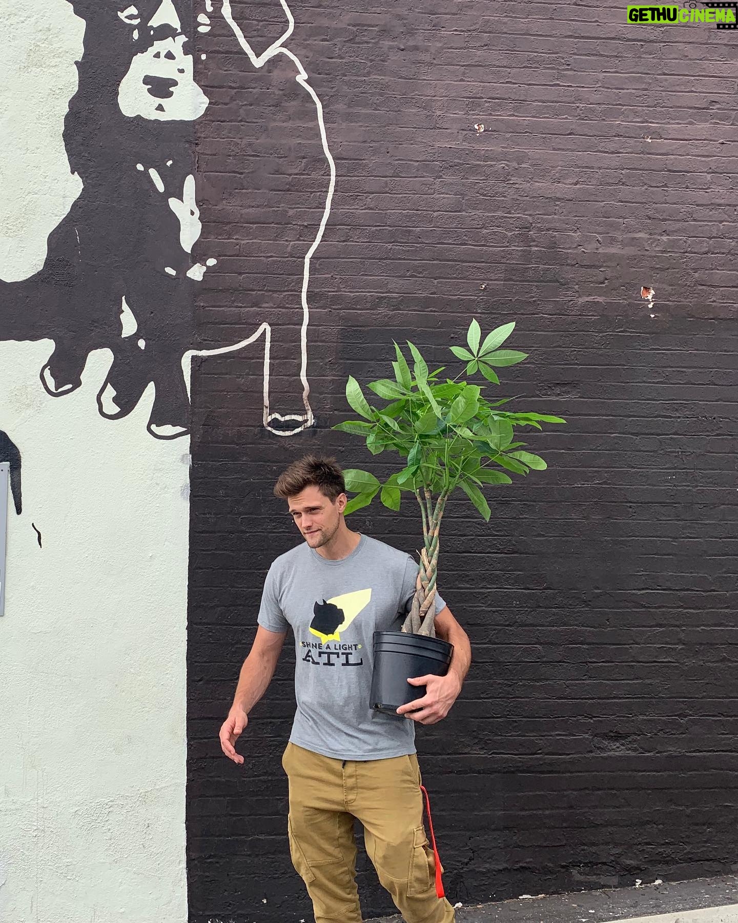 Hartley Sawyer - 25.7K Likes - Don’t be like me. Keep your plants leashed at all times and pick up after them.
#
#seriouslyKeepYourDogOnLeashTho
#plantlife #adoptdontshop shirt: @shineliteatl