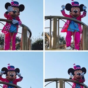 Haruka Yamazaki Instagram - 髙橋ミナミちゃと  #ディズニーパルパルーザ 
行ってきたよ🎀数時間だけど充実してた🎀
耳の飾りはミニーとお揃いで手作りだよ●🎀●
そしたらミッキーに褒めてもらってファンサ貰ったよ♡
最高！！！！
ホーンテッドマンションの謎解きもしたよ(๑•̀ㅂ•́)و✧
相談無しでみなみとお揃いシンメコーデだったよ(*´艸`)ﾌﾌﾌｯ♡
みなみ大好き！！！！！ホントディズニーいくと幸せな気持ちになる！

＊
＊
 #パルパルコーデ  #ミニー  #ディズニーコーデ 
 #ミニーのファンダーランド  #jk写真撮るの上手すぎ 
  #シンメコーデ