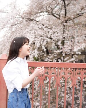 Haruna Muranaka Instagram - また来年見れる桜を楽しみに頑張ろう🌸

#桜 #目黒川