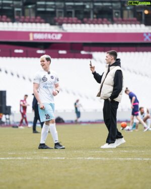Harvey Mills Instagram - I’d never played in a real game of football in my life. Now I’ve played in one real game of football in my life. And it was at the West Ham Stadium. w h a t.
📸: @dobbyiam