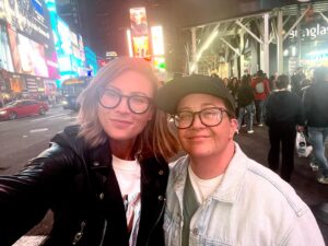 Haviland Stillwell Instagram - 24 hours in #nyc curation(?) bc I will not use that other word. Also I never take enough pics and this has to change. Reed has some, just reminded me I need to grab their phone and do some airdrops. ☝🏼😵‍💫 they like it when we stand in Times Square and I retell the story of the day I got the call from my then agent that I’d booked my first Broadway show. Every piece of Manhattan holds a palpable memory for me.