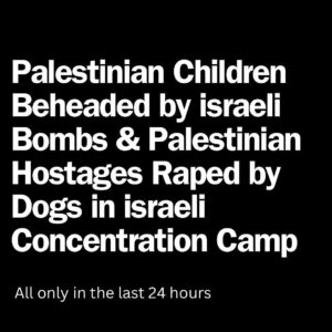 Hāwane Rios Instagram - Repost @our.moral.imperative 

Repost from @our.moral.imperative
•
I had to remove myself from social media today. It’s hard to believe that I could be stunned by the horrific actions of the IDF, but the inhumanity has no boundaries.

If, after this, you still won’t call for @potus to end the genocide that we’re funding with our tax dollars, if after this he does nothing except espouse his “ironclad support” for Israel and the continued wanton and unchecked violent genocide of the Palestinian people- if after all of that you want to tell me to vote for Biden???

I’m beyond sickened and repulsed. I don’t even know the words right now. I don’t know how to describe the competing feelings that today has brought.

Humans are fucking evil.
.
.
.
Via @nowinpalestine 

Imagine that zionists will read these stories and not bat an eye. Imagine that corporate media will see these stories and decide to not report on them. 

Disclaimer: the in-video is translation is accurate, the words he used was “in a nazi and sadistic method never seen before in history, they used trained dogs to perform sadistic sexual assault on the captives”. 

The Arabic explicit word for ‘rape’ was not mentioned in this 1 minute clip. The Arabic word فاحشة (fahisha) was used, which is a more umbrella term for illegal sexual activity (can include rape). 

An Al Jazeera article has however reported on this story using the specific word for “rape” more than once in that article.

You might question if we’re all reading the same words, we are… they just somehow do not care. The devil himself would be repulsed