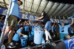 Hayato Ichihara Instagram - ©KAWASAKI FRONTALE
#川崎市制100周年
#かわさき飛躍祭 
#川崎
#川崎フロンターレ 
#サンフレッチェ広島 
#始球式
#ハーフタイムショー