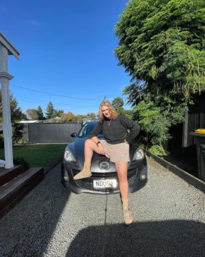 Hayley Sproull Instagram - Swipe for an absolute glow up thanks to @audi_nz #hayleysproullforaudiambassador