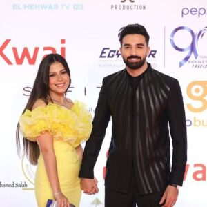 Hazem Ehab Instagram - From the 44th edition of Cairo International Film Festival opening ceremony ✨

____________________
Photographer:
@mohamdd_salahh 

Suit by the mastermind:
@moamenawadofficial