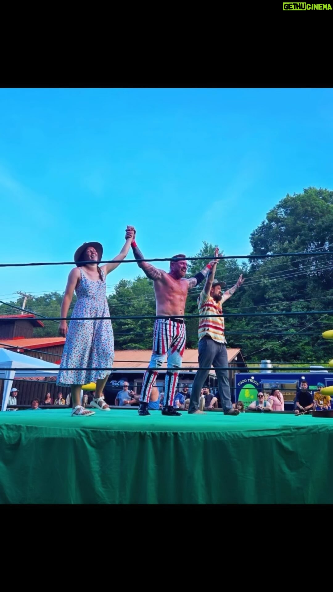 Heath Miller - 330 Likes - My buddy @mulliwater is a wild one. But hell, all of us are from West Virginia. His wedding was Saturday and it was a blast. Bands, music, food trucks, the ceremony, pro wrestling. Hahaha!! Wth!! Congratulations Matt and Casey. #westvirginia #wedding #goodtimes #friends #family #foodtrucks #rockbands #prowrestling