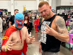 Heath Miller Instagram - Good times @tidewatercomicon #heath #wasinthehouse #redheadrebel #ohbaby #tidewatercomicon #funtimes #lovepeoplewatching #haha #ohboy #somuchtosee #somuchtodo #prettydamncoolman