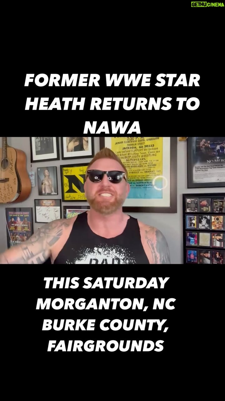 Heath Miller - 4.5K Likes - Former WWE Superstar @heathxxii is excited to be coming to Morganton, NC for the first time ever this Saturday night. Come meet Heath and see him in action!
💥DISCOUNTED ADULT GA TIX $8 (ONLINE ONLY)💥
https://www.ticketleap.events/tickets/nawalive/nawa-oh-baby
Saturday May 4
Burke County Fairgrounds
145 Bost Rd
Morganton, NC
⭐️Meet the Stars 6PM⭐️
🛎Bell Time 7PM🛎
🎟Front Row $15🎟
General Admission $10
Kids 6-12 $5 (GA ONLY)
5 & under free (GA ONLY)
➡️FREE PARKING
➡️CONCESSIONS AVAILABLE
➡️FAMILY FRIENDLY
#wwe #wweraw #heathslater #heathslaterandrhyno #tnawrestling #prowrestling #burkecountync #bigdonnie #wwetagteamchampions