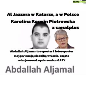 Heathcliff Janusz Iwanowski Instagram - Karolina Korwin Piotrowska @canalpluspolska @canalplus głos H@m$s w Polsce i tym samym Putina przeciw Ukrainie i Polsce, która relacjonuje i komentuje niemal wszystko i na czym się nie zna. Kierując się jedynie nienawiścią lub swoim gustem. 

Ale nie komentuje sensacyjnego odbicia 4  izraelskich zakładników z rąk CYWILÓW na usługach H@m$s W GAZIE, którzy ich porwali.

Dlaczego? 

Bo ona opłakuje śmierć swojego kolegi bandyty i porywacza z telewizji Al Jazzera Abdallaha Aljamala - zabitego podczas akcji odbicia Noa Argamani, przez oddziały specjalne @idf i @yamam.israel . (KPP zamieszczała zdjęcia jego autorstwa i dawała wyraz szacunku dla takich jak on) brawo 🙈 @canalplus @canalpluspolska 

Abdallah Aljamar według śledztwa największej sieci telewizyjnej NBC w USA, porwał Noa 7 pażdziernika wraz ze swoją rodziną w tym ojcem "lekarzem bez granic" i przetrzymywał ją w swoim mieszkaniu i starał się o nią dbać. 

Pozwalając czasami wyjść na zewnątrz - oczywiście w Hidżabie i zakrytą twarzą burką - tzn. dziurą tylko na oczy, czyli w często wymuszanym przez Gazan stroju dla kobiety rodem ze średniowiecza. 

Dlaczego Abdallah był taki "dobry"? 

Otóż jedynym motywem człowieczeństwa tego porywacza z Al Jazzera, był fakt, że zmusił Noa Argamani kilka tygodni temu, do nagrania publicznego ataku na rząd Izraela, prosząc o swoje uwolnienie. 

Wiadomym jest, że Noa zrobiła to ze strachu o swoje życie, a ten zwyrodnialec to zaaranżował, za co dostał sowite wynagrodzenie w rublach przeliczonych na $. 

Oczywiście porywacze nigdy nie zamierzali oddać zakładników, i robili cały ten niby dyplomatyczny cyrk i zabójstwa Żydów oraz swoich obywateli w tym dzieci dla Rosji i na jej zamówienie, aby odciągnąć uwagę świata od heroicznie walczącej Ukrainy. 

Zresztą 7 października - data napaści Gazy na Izrael, to dień urodzin Putina.

#broughtthemhome ##broughtthemback #BringThemBackHomeNow #nbcp