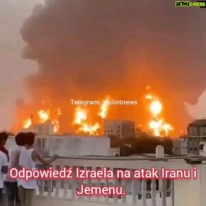 Heathcliff Janusz Iwanowski Instagram - Przedwczoraj ot tak sobie rządzący terroryści Houthis państwem Jemen zaatakowali dronami Tel Aviv.

To jest odpowiedź Izraela. 

Am Yisrael Chai 🇮🇱

#israel #BringThemBackHomeNow