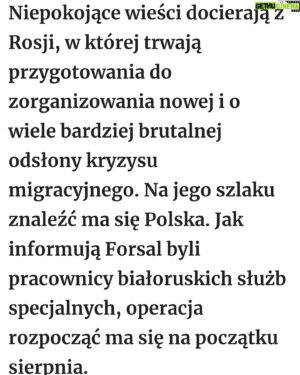 Heathcliff Janusz Iwanowski Instagram - Wojna przeciw Polsce na granicy może przybrać zupełnie inny przebieg. 

Rosjanie oficjalnie zaprosili do Rosji uzbrojenych po zęby palestyńskich terrorystów dla których nie będzie miejsca w Gazie, bo nie będzie i już. 

Oficer białoruskich służb ostrzega Polskę! 

I sprawa jest groźna! 

Bo na wieść, że atakują Polskę palestyńscy terroryści, to na granicy z kwiatami będę witać ich: 

@adrianzandberg szef Razem, @magdabiejat wicemarszałkini Senatu z Razem, @holland.agnieszka - Żydówka, która milczy po 7 października (WSTYD!!!) ale za to bardzo głośno gardłuje za otwarciem polskiej granicy dla terrorystów. 

I to niestety jest spełnieniem jej egoizmu. Gniot jej autorstwa pt: "Zielona Granica" startuje w @fpffgdynia (czyli w filmowym festiwalu w Gdyni). Im więcej będzie szumu na granicy i zabitych polskich żołnierzy, tym bardziej wzrosną jej szanse na wygraną.

Kto jeszcze dołączy do komitetu powitalnego palestyńskich terrorystów na granicy z Białorusią? 

Na pewno Mariusz Szczygieł z rządowej i lewicowej @tvp.info , Karolina Korwin Piotrowska zawieszona na razie w @canalpluspolska i @canalplus za swój skrajny antysemityzm bycie głosem H@mas na Instagramie w Polsce. 

Wojciecha Szewko z X też tam nie zabraknie - za każdy post wpadnie mu kolejne 500 zeta na patronite od Żydożerców i tych co go dyskretnie finansują z Iranu i Rosji, bo inaczej nie można wytłumaczyć produkcji jego kłamliwych farmazonów i publikacji terrorystycznych manifestów. 

@ostaszewskamaja_official też stanie w pierwszym rzędzie na granicy i Rejtanem będzie bronić terrorystów Razem z partią Razem. 

#granica #wojskopolskie #strazgraniczna #israel #BringThemBackHomeNow #broughtthemhome