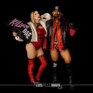 Heather Monroe Instagram - Couples that slay together, stay together.
.
.
The mixed tag division at @house_of_heat_pro_wrestling is already on 🔥🔥🔥 #HouseOfHeat