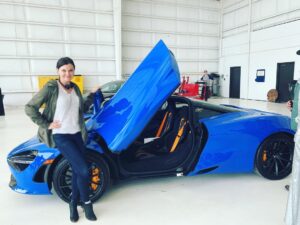 Heather Tom Instagram - My new ride! This shadowing gig really pays!!! #mclaren @cw_dynasty #dynasty #onlocation #atlanta @cbsentdiversity #director