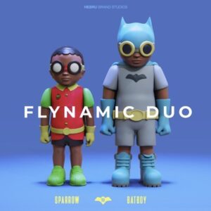 Hebru Brantley Instagram - Flynamic Duo 66’ & 89’ are releasing this Friday 04/08 @ 10am PT/1pm ET.
.
.
Both color ways will release on our website at https://www.hebrubrantley.com/hebrubrandstore with a limited quantity of 66’ online with @toytokyo and 89’ online with @MCAchicago. Edition size for 66’ is 325 and 89' has an edition size of 225. Limit (1) set of each color way per customer.