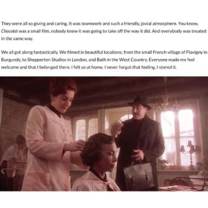 Hélène Cardona Instagram - Thank you Frankie Stein and Film Daily for this interview. Here is part 1.
For the full interview: https://filmdaily.co/craft/helene-cardona and in link in my bio.
With Kali Funston, my amazing award-winning co-star @copilotkali 💖
Chocolat stills by David Appleby. Mumford stills by Gemma Lamana. Caralique stills by Angelica Reyn. Thank you @angifly ❤️

#followyourbliss
#gratitudepractice  
#celebratelife
#actorslife  
#ilovemyjob  
#multilingualactor 
#Chocolat 
#joanneharris
#uploadonprime
#thehundredfootjourney
#lassehallstrom
#lawrencekasdan
#Mumford
#caralique