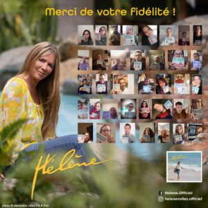 Hélène Rollès Instagram - À l'occasion de la sortie du dernier album d'Hélène, nous vous avions proposé de vous prendre en photo avec la pochette ! 
Vous avez été nombreuses et nombreux à participer et nous vous en remercions !

Voici une petite surprise : un patchwork avec une sélection de vos photos !

.
.
.
.
@helenerolles.officiel #nouvelalbum #helene #helenerolles #JLAdisc #unamour  @jladisc 
📷 Alexandre Julien / JLA Disc