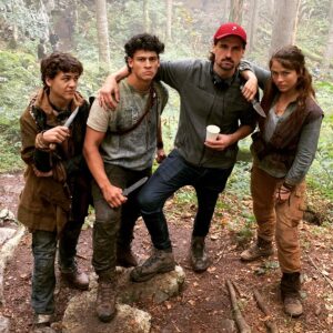 Henriette Confurius Instagram - 💥 Tribes of Europa 💥 
@philipkoch82 ♥️ @david_ali_rashed_ 👼🏼@emilio_sakraya_ 🐺 🔪🔪🥛🔪
🎥 @spassumsonst aka christian rein #tribesofeuropa#netflix#wiedemannundberg #loveyouboys