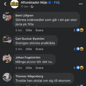 Henrik Schyffert Instagram - Gillar ni åsikter från folk som inte sett det dom har åsikter om så är det tydligen lilla julafton inne på Aftonbladets feja just nu. (733 sura kommentarer efter några timmar) Nån skrev en glad recension och sen va det kosläpp! Vill du skaffa dig en egen idé om vad jag gör så finns det datum och biljetter på schyffert.se. (Länk i bio ⬆️❤️) Trevlig helg!!!
