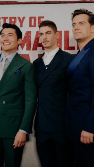 Henry Golding Instagram - Putting the class in declassified at the premiere of The Ministry of #UngentlemanlyWarfare - in US theaters Friday.