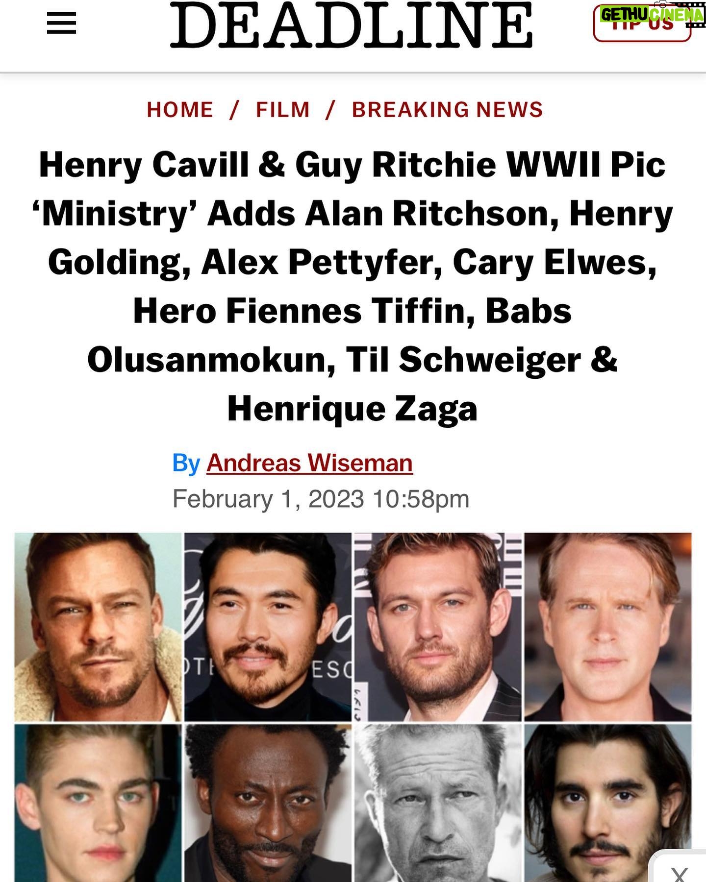 Henry Golding - 24.1K Likes - 🔥 @guyritchie collecting "Henry's" like they're infinity stones