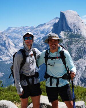 Henry Golding Instagram - What a dream come true... One of the most iconic hikes in the world, Half Dome!

Over the pandemic I was obsessed with watching @kraigadams on YouTube and his phenomenal hikes all around the world (Check out his videos, they are insane and such a great escape in to nature). On a whim I messaged him and said that if he did California I would love to come... And we did just that!
Yosemite is phenomenal... ♥️

Big thanks to @audi for providing me with the Q8 to roadtrip up from LA 🙌🏼