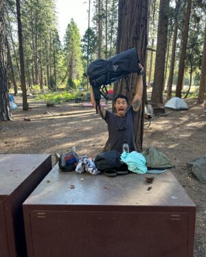 Henry Golding Instagram - What a dream come true... One of the most iconic hikes in the world, Half Dome!

Over the pandemic I was obsessed with watching @kraigadams on YouTube and his phenomenal hikes all around the world (Check out his videos, they are insane and such a great escape in to nature). On a whim I messaged him and said that if he did California I would love to come... And we did just that!
Yosemite is phenomenal... ♥️

Big thanks to @audi for providing me with the Q8 to roadtrip up from LA 🙌🏼