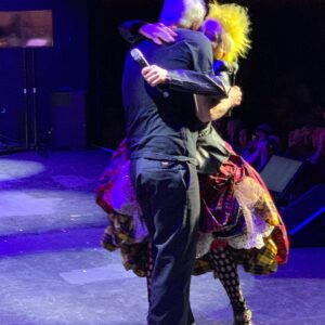 Henry Rollins Instagram - I’ve taken a lot of photos of Henry over the last two decades and this is one of my favorites! 

Henry performed with @cyndilauper last night for a very important cause. #Home4Holidays is a yearly benefit for @truecolorsunited. All proceeds support work to end homelessness among #LGBTQ youth. @cyndilauper and her amazing team work tirelessly for this worthy cause and we thank them! 🏳️‍🌈💕🏳️‍🌈

#cyndilauper #henryrollins #home4holidays #truecolorsunited #equality #give