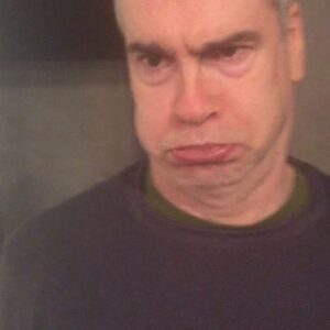 Henry Rollins Instagram - Monday! ⏰😳⏰😳

#henryrollins  #nograytshirt #buzzcut #time #kook #officeinsanity #rollings #henryandheidi