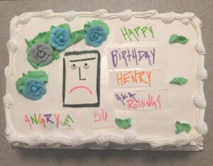 Henry Rollins Instagram - Henry gets to eat cake today!🎂⚡️🎂👏🎂👍🎂🎉🎂

#henryrollins #21361 #happybirthday #rollingsday #henryandheidi
