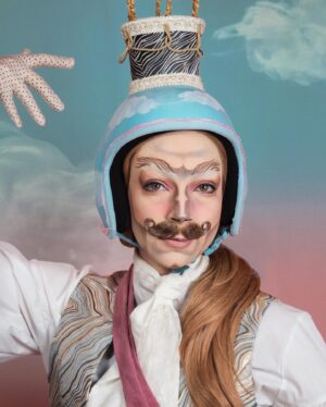 HercuSleaze Instagram - The year is 1783, I’m Etienne Montgolfier, and my brother and I have just invented the first ever vehicle to suspend humans in the air! 🎈🎈🎈

This was my look for the TRAVEL theme / episode of 7 of Call Me Mother! 

I made the hot air balloon (with fabric I hand-dyed) and commissioned a tailor to make me the jacket, vest and pants. 

📸 Photos by me

#callmemotherseason #callmemother1 #montgolfier #hotairballooncostume #dragking #dragkings #dragartist #dragqueen #montrealdrag #dragmtl #canadiandragking #canadiandrag #dragkingvisibility #alldragisvalid