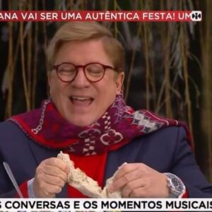 Herman José Instagram - Herman de visita à casa do Marco. Fica a questão: qual é a vossa preferência gastronómica? Caralhotas de Almeirim ou Vaginotas de Caneças?