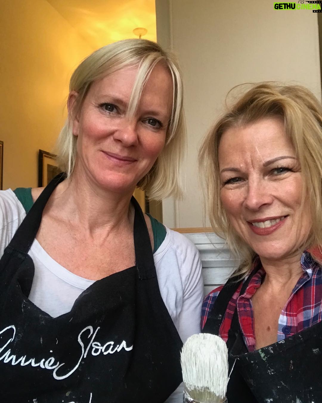 Hermione Norris - 419 Likes - Upcycling with Annie Sloan’s chalk paint with Maria from @justmariailchester