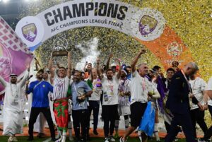 Hernán Crespo Instagram - Somos Campeones de la Asian Champions League!
Estoy muy feliz por este título y este logro histórico tan importante para nuestro club y para todo el país. 
Nos merecimos este triunfo!
También hemos clasificado para jugar el nuevo Mundial de Clubes FIFA 2025 y la Copa Intercontinental de la FIFA.
Felicito a todos los Jugadores por su compromiso y entrega y el coraje con el que jugaron esta final y todo el campeonato!
Comparto esta alegría con mi Cuerpo Técnico, que trabaja con tanto compromiso y pasión para lograr los mejores resultados.
Gracias a todo el club, a todos los que trabajan en @alainfcae y nos ayudan para poder agregar valor día a día con profesionalismo y comodidad.
Gracias a la gente que nos acompañó y apoyó a lo largo de todo el campeonato.
Estamos felices! 

Seguiremos trabajando para seguir logrando grandes objetivos!
Gracias.

We are Asian Champions League Champions!
I am very happy for this title and this historical achievement so important for our club and for the whole country. We deserved this victory!
We have also qualified to play in the new FIFA Club World Cup 2025 and the FIFA Intercontinental Cup.
I congratulate all the players for their commitment and dedication and the courage with which they played this final and the whole championship!
I share this joy with my coaching staff, who work with so much commitment and passion to achieve the best results.
Thanks to the whole club, to all those who work in @alainfcae and help us to add value day by day with professionalism and comfort.
Thanks to the people who accompanied and supported us throughout the championship.
We are very happy! 

We will continue working to achieve great goals!
Thank you.