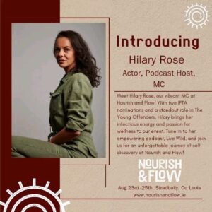 Hilary Rose Instagram - 🌟 I'm thrilled to have Hilary Rose on board as one of our MCs at Nourish and Flow! 🎙️ 

Her vibrant energy and passion for wellness will light up our event. 🌸

Plus, she's crafting a beautiful earth mandala installation, symbolising unity and healing for all women. It's going to be really special. ❤️

At Nourish & Flow, we help busy peri/menopausal women get support and clarity from female health and wellness experts while having fun and being pampered at our luxury weekend outdoor retreat.

Join us for an unforgettable experience! Book your place today.

www.nourishandflow.ie 

#nourishandflow
#PeriMenopause
#MenopauseJourney
#PostMenopause
#SoberCuriousLife
#WellnessAdventure
#MidlifeWellness
#HormonalBalance
#MenopauseSupport
#MindfulLiving
#HealthyAging
#HolisticWellness
#MenopauseAwareness
#SelfCareJourney
#WellnessRetreat
#NourishAndFlow
#NaturalHealth
#MindBodySoul
#WellbeingWednesday
#HealthyMindset
#EmpowerYourself